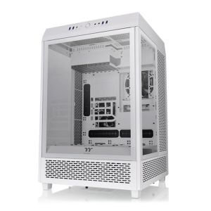 Gabinete Gamer Thermaltake The Tower 500 Snow Edition, RGB, Mid-Tower, Lateral de Vidro, Com 2 Fans, Branco, CA-1X1-00M6WN-00 Gabinete Gamer Thermaltake The Tower 500 Snow Edition, RGB, Mid-Tower, Lateral de Vidro, Com 2 Fans, Branco, CA-1X1-00M6WN-00