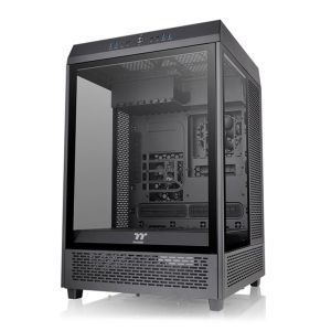 Gabinete Gamer Thermaltake The Tower 500, Mid-Tower, Lateral de Vidro, Com 2 Fans, Preto, CA-1X1-00M1WN-00