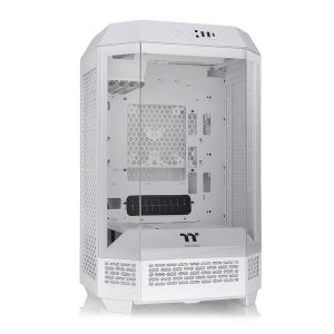 Gabinete Gamer Thermaltake The Tower 300 Snow Edition, Mini-Tower, Lateral de Vidro, Com 2 Fans, Branco, CA-1Y4-00S6WN-00