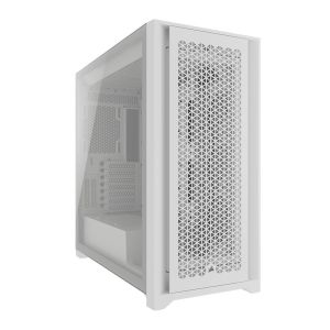 Gabinete Gamer Corsair Airflow 5000D, Mid-Tower, Lateral de Vidro, Branco, CC-9011262-WW