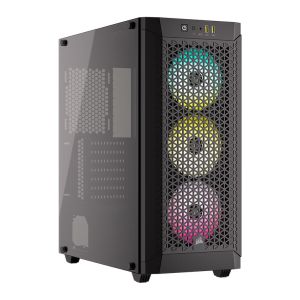 Gabinete Gamer Corsair 480T Airflow, RGB, Mid-Tower, Lateral de Vidro, Preto, CC-9011272-WW