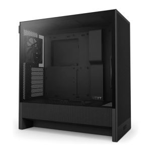 Gabinete Gamer NZXT H5 Flow, Mid-Tower, Lateral de Vidro, Com 2 Fans, Preto, CC-H52FB-01
