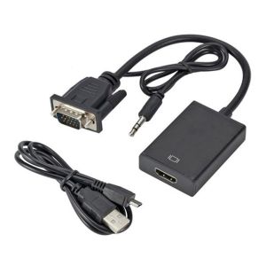 Adaptador Exbom VGA Para HDMI + Audio e Video, CC-VHA30