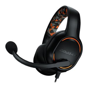 Headset Gamer Cougar Dive, Drivers 50mm, Preto e Laranja, CGR-P50B-270
