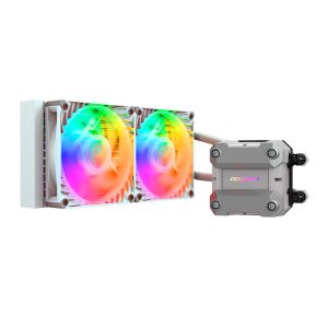 Water Cooler Cougar Poseidon Ultra 240, ARGB, 240mm, Branco, CGR-PSDUTRGB-W-240 Water Cooler Cougar Poseidon Ultra 240, ARGB, 240mm, Branco, CGR-PSDUTRGB-W-240