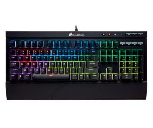 Teclado Mecânico Corsair K68 RGB Switch Cherry MX Red US, CH