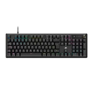 Teclado Mecanico Corsair K70 Core, RGB, ABNT2, Switch MLX Vermelho, Preto, CH-910971E-BR
