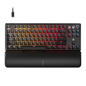 Teclado Mecanico Corsair K70 Pro TLK, RGB, Switch MGX Hyperdrive, Preto, CH-911911G-NA