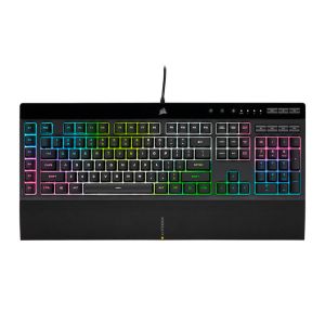 Teclado Mecanico Corsair K55 Pro XT, RGB, Switch Rubber Dome, Preto, CH-9226715-NA