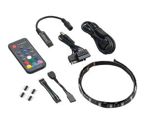 Fita de Led Cablemod Magnetic com Controlador 60cm RGB, CM-LED-30-M60KRGB-RK