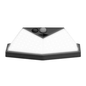 Arandela Solar Canmei, 20W, LED, Com Sensor, Preto, CMJ-ASL20-BL01