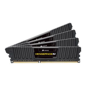 Memoria Corsair Vengeance LP, 32GB (4x8GB), DDR3, 1600MHz, C10, Preto, CML32GX3M4A1600C10