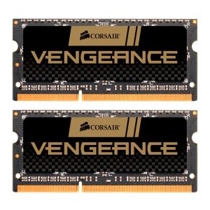 Memoria Notebook Corsair Vengeance, 16GB (2x8GB), DDR3, 1600MHz, C10, Preta, CMSX16GX3M2A1600C10