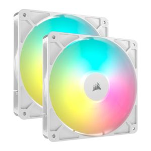 Kit Ventoinhas Corsair RS140, ARGB, 2x140mm, Branco, CO-9050187-WW