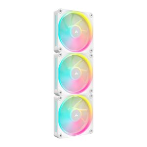Kit Ventoinhas Corsair Icue Link LX120, RGB, 3x120mm, Branco, CO-9051030-WW Kit Ventoinhas Corsair Icue Link LX120, RGB, 3x120mm, Branco, CO-9051030-WW