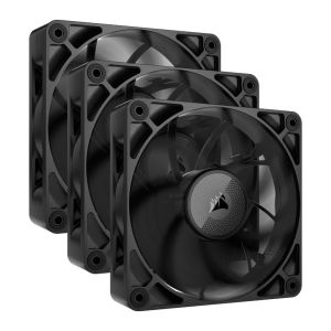 Kit Ventoinhas Corsair Icue Link RX120 Max, 3x120mm, Preto, CO-9051042-WW