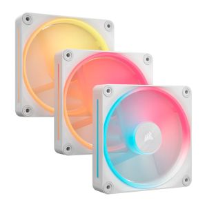 Kit Ventoinhas Corsair Icue Link LX120-R, RGB, 3x120mm, Branco, CO-9051054-WW Kit Ventoinhas Corsair Icue Link LX120-R, RGB, 3x120mm, Branco, CO-9051054-WW