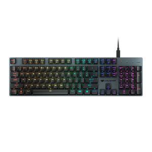 Teclado Mecanico Cougar Luxlim, Low-Profile, Switch Vermelho, COUGAR-LUXLIM