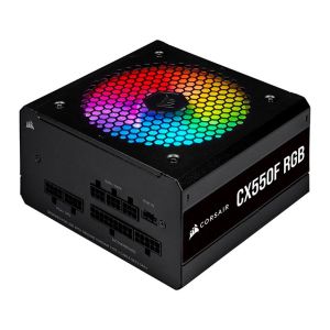 Fonte Corsair CX-F RGB Series CX550F RGB Full Modular 80 Plus