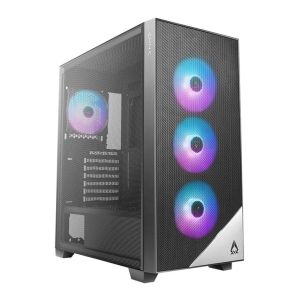 Gabinete Gamer AZZA Aero, Com 4 Fans, Preto, CSAZ-480