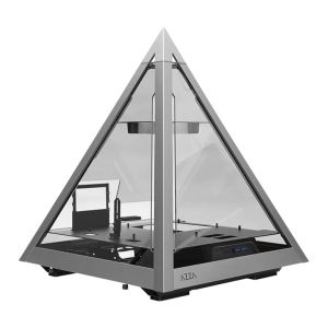 Gabinete Gamer AZZA Pyramid 804L, Laterais de Vidro, Com 1 Fan, CSAZ-804L