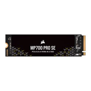 SSD Corsair MP700 Pro SE, 4TB, M.2 2280, PCIe 5.0 x4 NVMe, Leitura 14000MB/s, Gravacao 12000MB/s, Preto, CSSD-F4000GBMP700PNHS