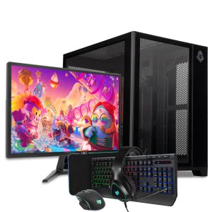 PC Gamer Completo Pichau, Intel Core i5, RX 580 8GB, 16GB DDR3, SSD 480GB + Monitor + Kit Periféricos
