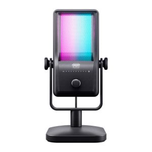 Microfone Condensador Cherry Xtrfy NGALE R, RGB, USB, Preto, CX