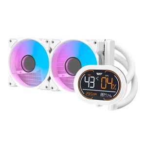 Water Cooler Aigo Darkflash DH240D, ARGB, 240mm, Branco, DH240D-WH