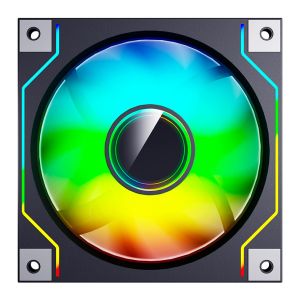 Ventoinha Aigo Darkflash DM20, ARGB, 120mm, Preto, DM20-ARGB-BK
