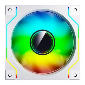 Ventoinha Aigo Darkflash DM20, ARGB, 120mm, Branco, DM20-ARGB-WH