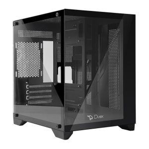 Gabinete Gamer Duex DXJ270-2, Mid-Tower, Lateral De Vidro, Preto, DXJ270-BK