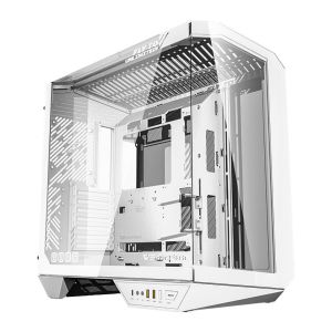 Gabinete Gamer Aigo Darkflash Arcee DY470, ARGB, Full-Tower, Lateral de Vidro, Com 4 Fans, Branco, DY470-WH-4F