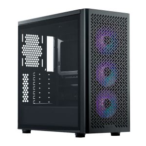 Gabinete Gamer Cooler Master Elite 502, ARGB, Mid-Tower, Com 3 Fans, Preto, E502-KGNN-S00 Gabinete Gamer Cooler Master Elite 502, ARGB, Mid-Tower, Com 3 Fans, Preto, E502-KGNN-S00