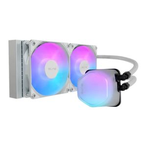 Water Cooler Cooler Master 240 Elite, ARGB, 240mm, Branco, ELW-D24M-A21DA-RW Water Cooler Cooler Master 240 Elite, ARGB, 240mm, Branco, ELW-D24M-A21DA-RW