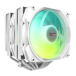 Cooler Para Processador Aigo Darkflash Ellsworth D21, ARGB, 130mm, Branco, ES-D21PWM-WH