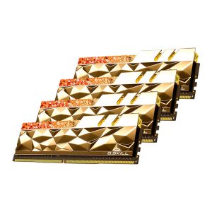 Memoria G.Skill Trident Z Royal Elite, RGB, 64GB (4x16GB), DDR4, 4266MHz, C19, Dourada, F4-4266C19Q-64GTEG
