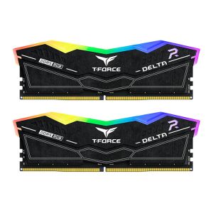 Memoria Team Group T-Force Delta, RGB, 32GB (2x16GB), DDR5, 6400MHz, C32, Preto, FF3D532G6400HC32ADC01