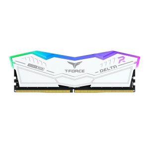 Memoria Team Group T-Force Delta, RGB, 16GB (1x16GB), DDR5, 5200MHz, C40, Branco, FF4D516G5200HC40C01