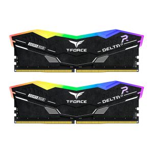 Memoria Team Group T-Force Delta A, RGB, 32GB (2x16GB), DDR5, 6400MHz, C32, Preto, FF7D532G6400HC32ADC01