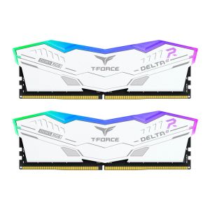 Memoria Team Group T-Force Delta A, RGB, 32GB (2x16GB), DDR5, 5600MHz, C40, Branco, FF8D532G5600HC40BDC01