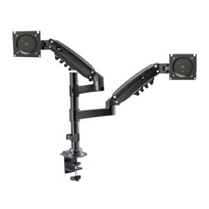 Suporte Multiarticulado Com Pistao a Gas Para 2 Monitores ELG, 17 Pol. a 27 Pol., Preto, FH160N
