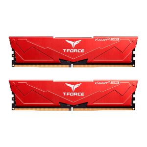 Memoria Team Group T-Force Vulcan A, 32GB (2x16GB), DDR5, 6400MHz, C32, Vermelho, FLARD532G6400HC32ADC01