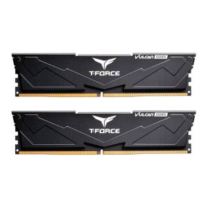 Memoria Team Group T-Force Vulcan, 32GB (2x16GB), 6000MHz, DDR5, CL38, Preta, FLBD532G6000HC38ADC01