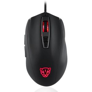 Mouse Gamer Motospeed V60 10000DPI RGB 7 Botoes Preto, FMSMS0006PTO