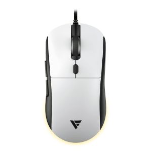 Mouse Gamer Force One Orion, RGB, 20000DPI, 6 Botoes, Branco e Preto, FR.MO.OR.02