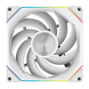 Ventoinha Aigo Darkflash Gauss G16, ARGB, 120mm, Branco, GAUSS16-ARGB-WH