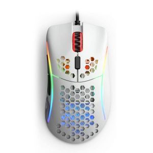Mouse Gamer Glourios Model D Minus, RGB, 12000DPI, 6 Botoes, Branco Brilhante, GLO-MS-DM-GW