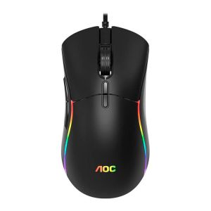Mouse Gamer AOC GM310, RGB, 12400 DPI, 7 Botoes, Preto, GM310B-FG