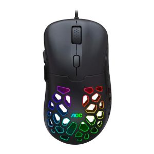 Mouse Gamer AOC GM510, RGB, 16000 DPI, 6 Botoes, Preto, GM510B/FG
